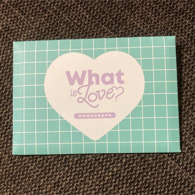 Waste(twice)(ウェストトゥワイス)のTWICE  トレカ　ケースのみ　モノグラフ   What is love? エンタメ/ホビーのCD(K-POP/アジア)の商品写真