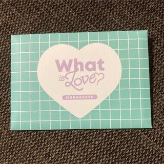 ウェストトゥワイス(Waste(twice))のTWICE  トレカ　ケースのみ　モノグラフ   What is love?(K-POP/アジア)