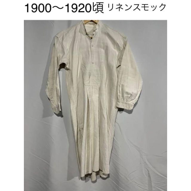 アンティーク スモック ワンピース リネン ヴィンテージ | www