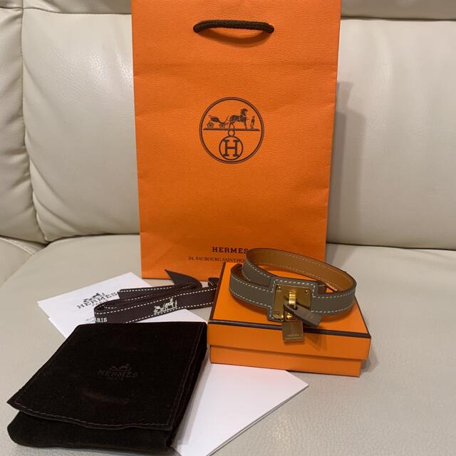 公式の店舗 - Hermes HERMES エトゥープ 新品箱付 ゴールド