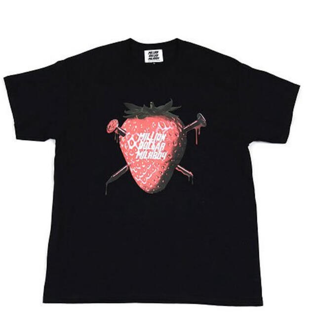 MILKBOY(ミルクボーイ)のMILKBOY berry いちごMDMTシャツ  新品串刺しベリー   メンズのトップス(Tシャツ/カットソー(半袖/袖なし))の商品写真