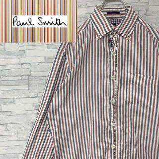 ポールスミス(Paul Smith)の【人気柄】Paul Smith ポールスミス BDシャツ 長袖 ストライプ　L(シャツ)