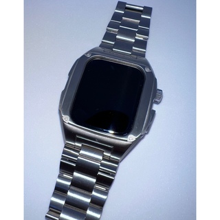 Apple Watch - Apple Watch 45mm ステンレスケース&ベルト　美品