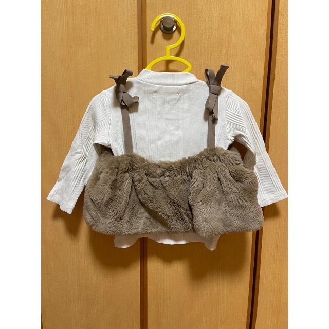 バースデイ ファーキャミソール キッズ/ベビー/マタニティのキッズ服女の子用(90cm~)(Tシャツ/カットソー)の商品写真