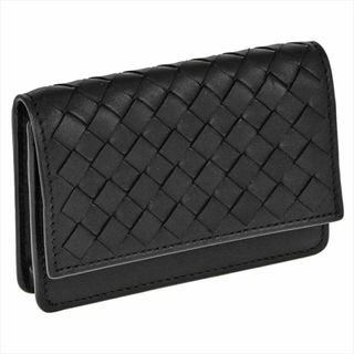 ボッテガヴェネタ(Bottega Veneta)のボッテガ ヴェネタ BOTTEGA VENETA カードケース 529121-V4651 NERO/NERO レザー(名刺入れ/定期入れ)