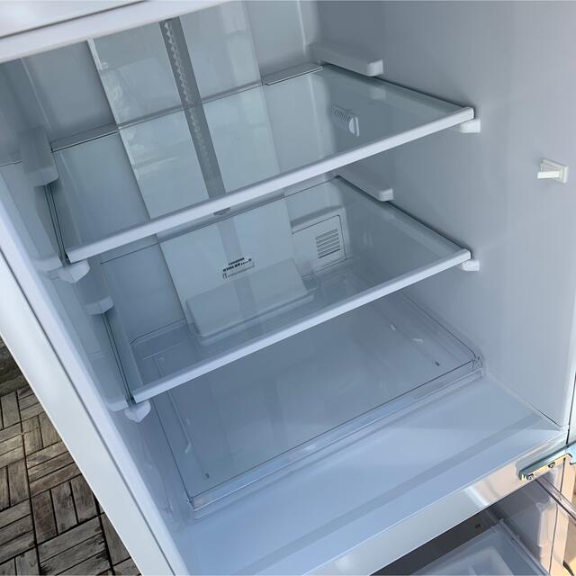 送料込 エディオンオリジナル レトロデザイン冷蔵庫 150L 2019年製 7