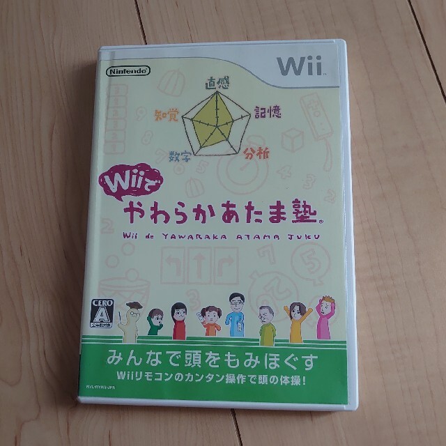 wii やわらかあたま塾 エンタメ/ホビーのゲームソフト/ゲーム機本体(家庭用ゲームソフト)の商品写真