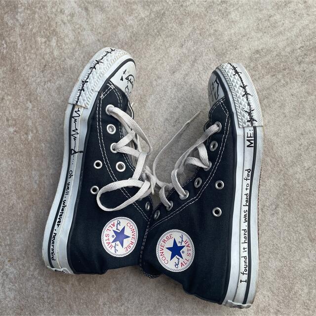 【CONVERSE】ALL STAR 落書き リメイク スニーカー