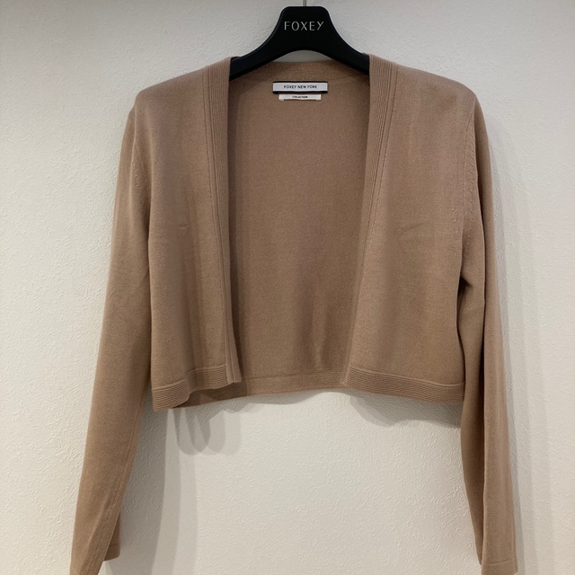 約42cm袖丈FOXEY 2020年 silky mini bolero 38