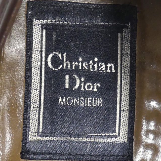 Christian Dior(クリスチャンディオール)のローファー 25.5 本革 茶 ビジネスシューズ メンズ ディオール X6507 メンズの靴/シューズ(スリッポン/モカシン)の商品写真