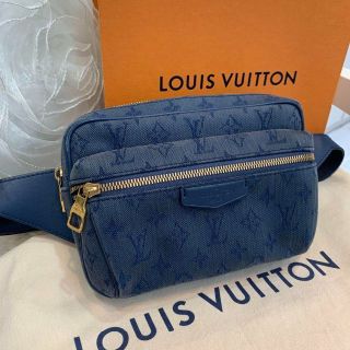 ルイヴィトン(LOUIS VUITTON)の☆美品☆ルイヴィトン バムバック・アウトドア モノグラムデニム ウエストバッグ(ボディバッグ/ウエストポーチ)