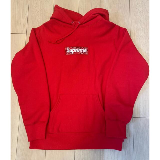 Buy Supreme Bandana Box Logo Hooded Sweatshirt 'Red' - FW19SW23