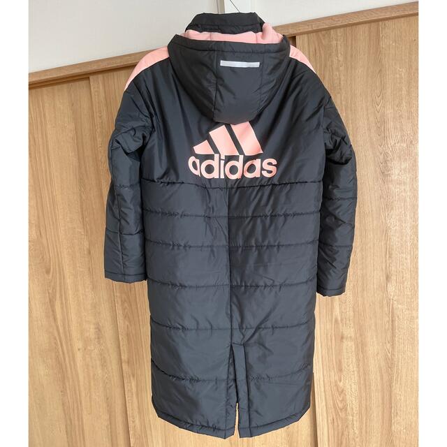 adidas(アディダス)のベンチコート 150 adidas アディダス キッズ/ベビー/マタニティのキッズ服女の子用(90cm~)(コート)の商品写真