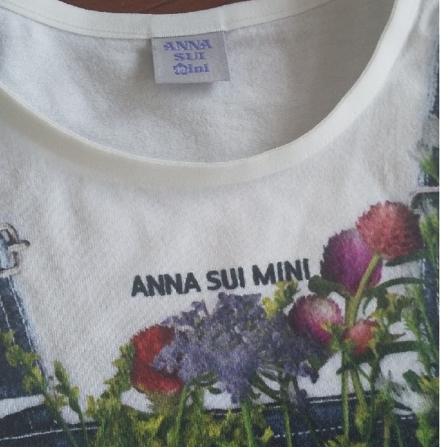 ANNA SUI mini(アナスイミニ)のANNA SUI mini 転写ワンピ 140 キッズ/ベビー/マタニティのキッズ服女の子用(90cm~)(ワンピース)の商品写真