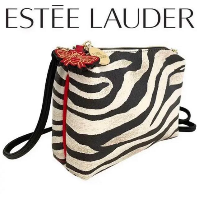 Estee Lauder(エスティローダー)のエスティーローダー　ゼブラポーチ　新品未使用 レディースのファッション小物(ポーチ)の商品写真