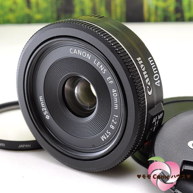 Canon(キヤノン)のCanon EF 40mm F2.8 STM！明るい単焦点レンズ☆3090-1 スマホ/家電/カメラのカメラ(レンズ(単焦点))の商品写真