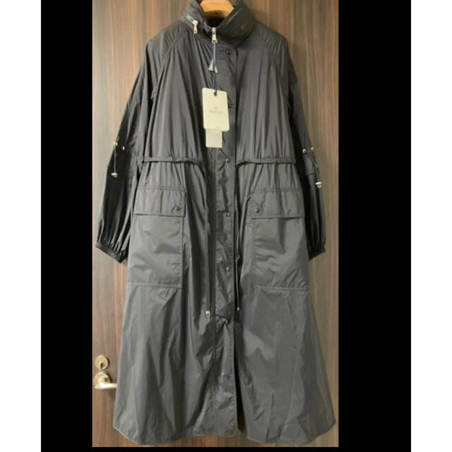 MONCLER(モンクレール)のIENA Moncler/モンクレールLINSロングパーカ　サイズ0新品タグ付き レディースのジャケット/アウター(ナイロンジャケット)の商品写真