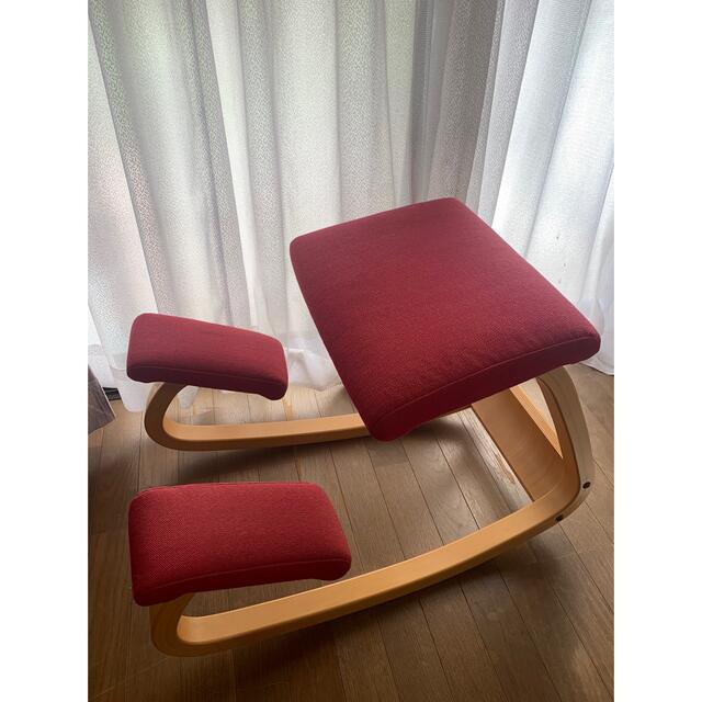 STOKKE】 ストッケ ヴァリエール バランスチェア レッド 姿勢矯正