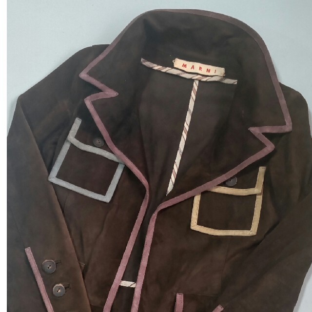 Marni - Vintage マルニ スエードロングコートの通販 by Mizu|マルニ