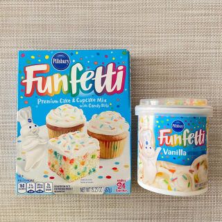 ピルズベリー　ファンフェッティ　Funfetti ケーキミックス　フロスティング(菓子/デザート)