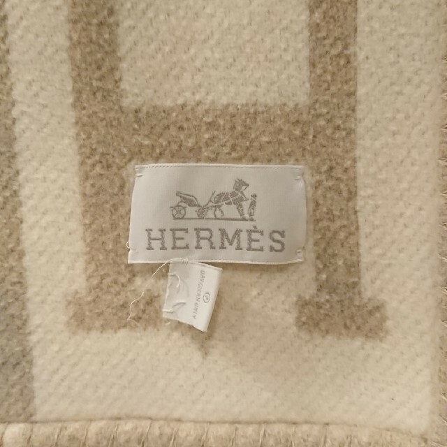 Hermes(エルメス)のみわっち様専用 Hermes AvalonIII ココ/カモミール ブランケット インテリア/住まい/日用品の寝具(毛布)の商品写真