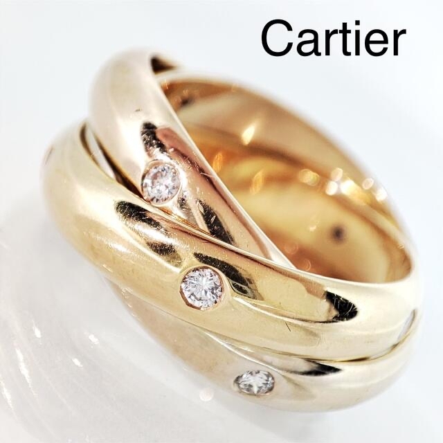 Cartier カルティエ トリニティ 15Pダイヤ リングジュウル(神楽坂宝石