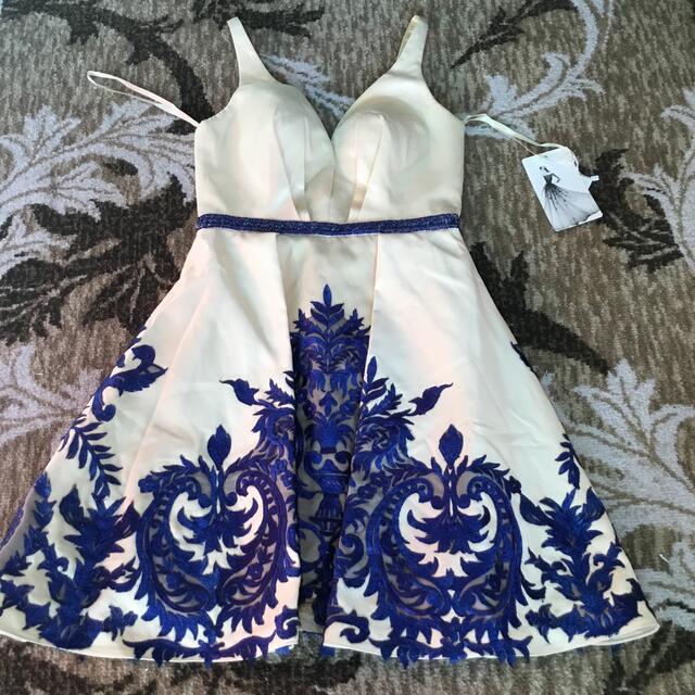 S 258) 新品☆ VALUABLESHE パティーワンピースドレス M-
