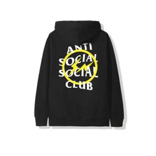 アンチソーシャルソーシャルクラブ(ANTI SOCIAL SOCIAL CLUB)の新品 Fragment Assc Yellow Bolt Hoodie L(パーカー)