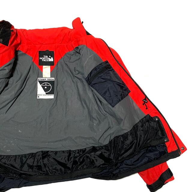 THE NORTH FACE(ザノースフェイス)のザ ノースフェイス Steep Tech スティープテック ジャケット 赤 XL メンズのジャケット/アウター(マウンテンパーカー)の商品写真