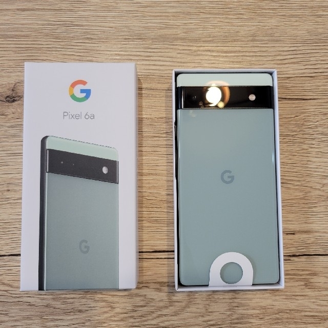 Google Pixel(グーグルピクセル)のMKING様専用  Google Pixel 6a Sage 128 GB スマホ/家電/カメラのスマートフォン/携帯電話(スマートフォン本体)の商品写真