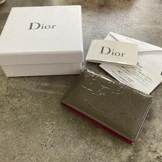 クリスチャンディオール(Christian Dior)のDIOR ディオール　パスケース　カードケース　グレー(名刺入れ/定期入れ)