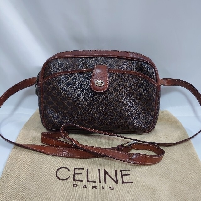 CELINE マカダム柄 ショルダーバッグバッグ