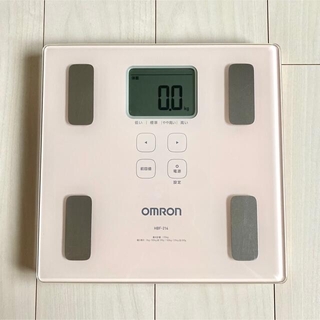 オムロン(OMRON)のコロ様専用　動作確認済　オムロンOMRON 体重体組成計 HBF-214 カラダ(体重計/体脂肪計)