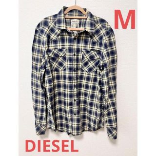 ディーゼル(DIESEL)のDIESEL 長袖トップス　チェックシャツ　Mサイズ(シャツ)