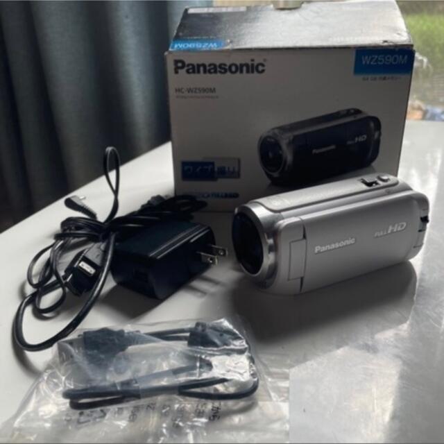 Panasonic デジタルハイビジョンビデオカメラ HC-WZ590M-W