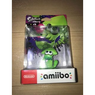 新品 amiibo イカ グリーン スプラトゥーン(アニメ/ゲーム)