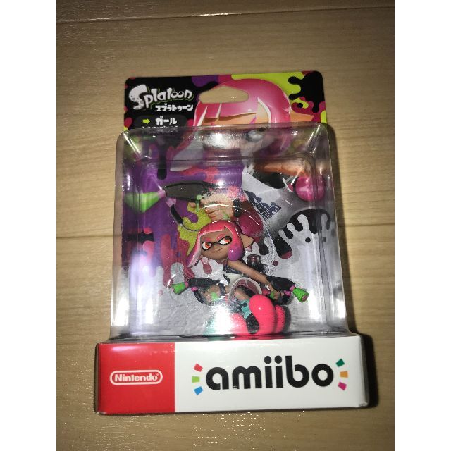 新品未開封 amiibo ガール ネオンピンク