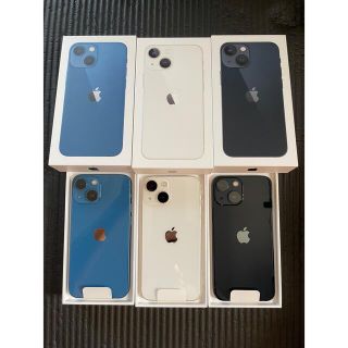 iPhone13mini 128gb ブラック ブルー ホワイト 3台セット(スマートフォン本体)