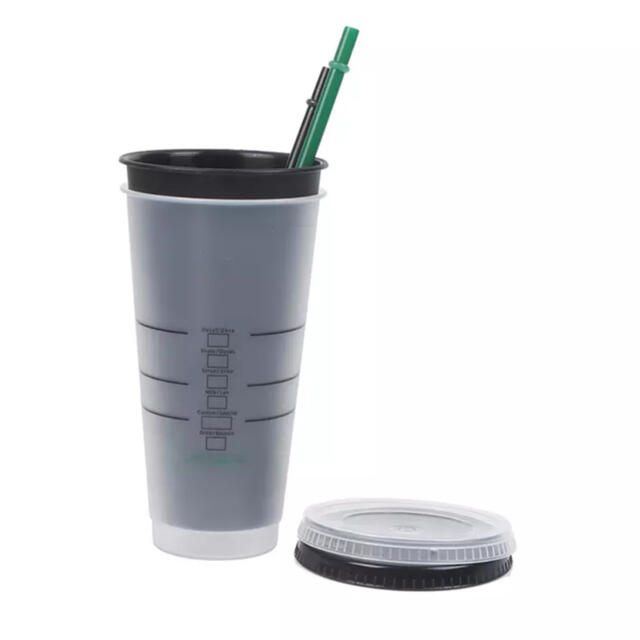 Starbucks Coffee(スターバックスコーヒー)の【新品】スタバタンブラー　ブラック&クリア　710ml インテリア/住まい/日用品のキッチン/食器(タンブラー)の商品写真