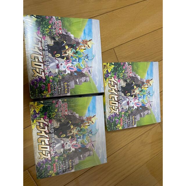 ポケモンカードゲーム イーブイヒーローズ シュリンク付き 未開封品 3BOX