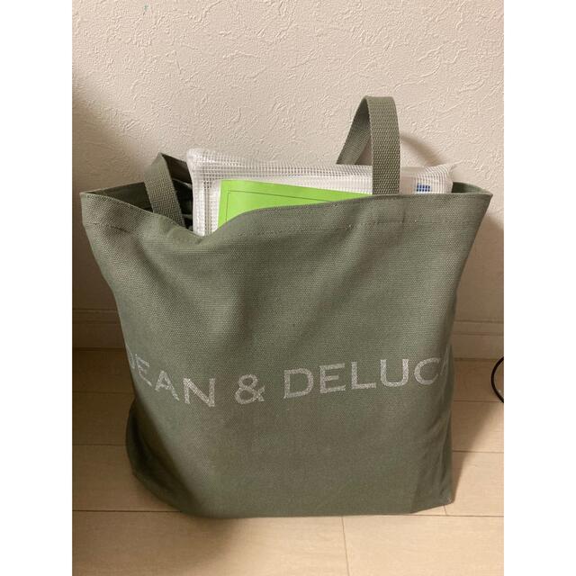 DEAN & DELUCA(ディーンアンドデルーカ)のcnくん様専用　新品　DEAN&DELUCA　トートバック　オリーブ  L レディースのバッグ(トートバッグ)の商品写真