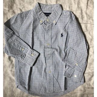 ラルフローレン(Ralph Lauren)の【美品】ラルフローレン  チェックシャツ　ボタンダウン(ブラウス)