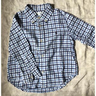 ラルフローレン(Ralph Lauren)のラルフローレン  ブルーチェックシャツ　24M(ブラウス)