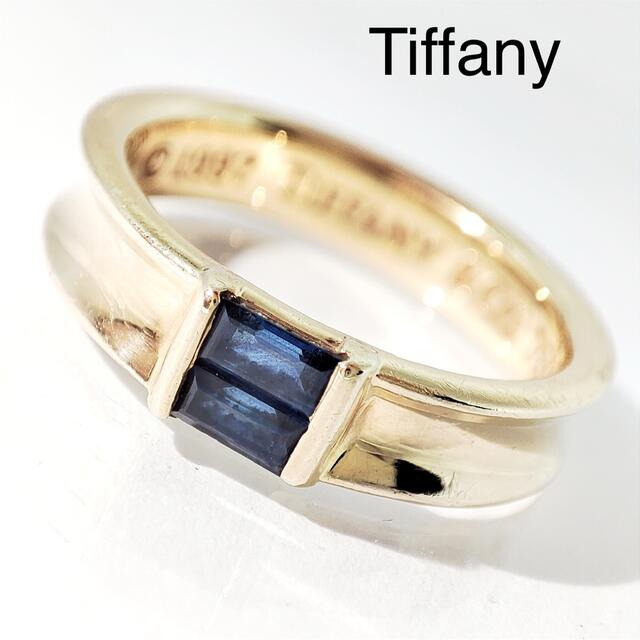 Tiffany ティファニー スタッキング サファイア 1997 リング 750