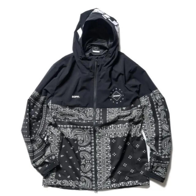 FCRB 22AW BANDANA TRAINING JACKET BLACKナイロンジャケット