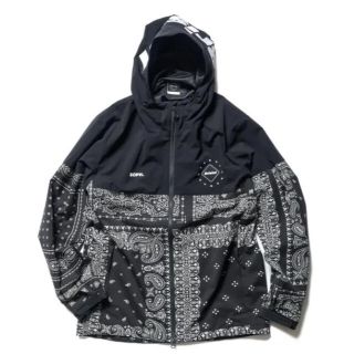 エフシーアールビー(F.C.R.B.)のFCRB 22AW BANDANA TRAINING JACKET BLACK(ナイロンジャケット)