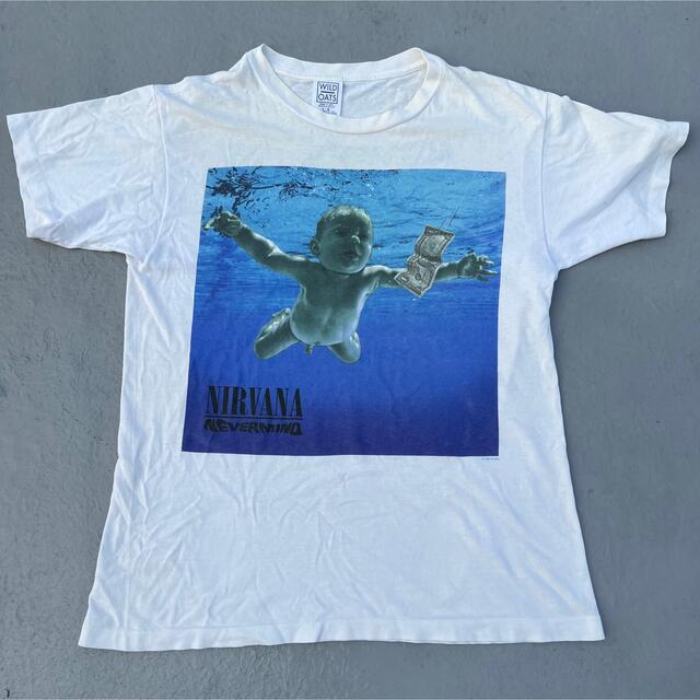 本物品質の 1992 NIRVANA ニルヴァーナ wild oats製 Tシャツ+