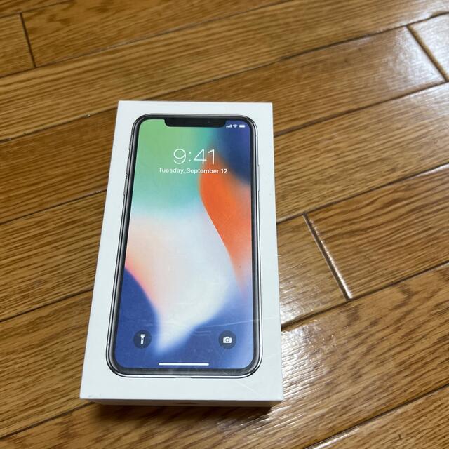 iphone x  b simフリー シルバーアップル