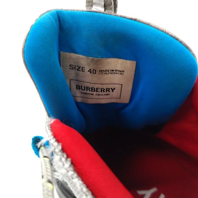 BURBERRY(バーバリー)の中古BURBERRY✖RICCARDOTISCIarthurLowTop40 メンズの靴/シューズ(スニーカー)の商品写真