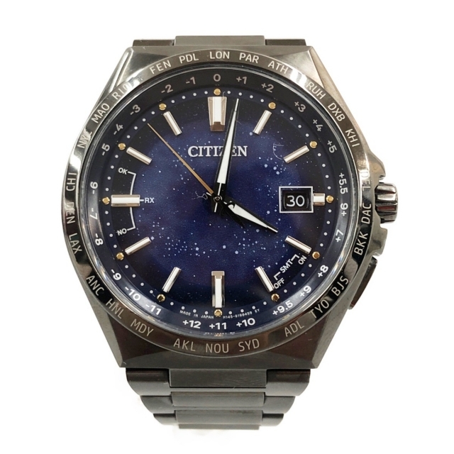 CITIZEN(シチズン)の〇〇CITIZEN シチズン 腕時計 アテッサ コズミックブルーコレクション  CB0219-50L ブルー x ブラック メンズの時計(腕時計(アナログ))の商品写真